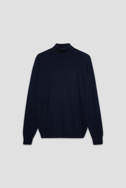 Dolcevita in cashmere Blu Navy